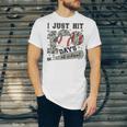I Just Hit 100 Days Of School Teacher Baseball Boys Kids Unisex Jersey T-Shirt I Just Hit 100 Days Of School Teacher Baseball Boys Kids Unisex Jersey T-Shirt