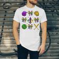 Mardi Gras Baseball Coquette Bow Fat Tuesday Parade Girls Unisex Jersey T-Shirt Mardi Gras Baseball Coquette Bow Fat Tuesday Parade Girls Unisex Jersey T-Shirt
