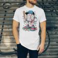 Melting Slime Sprinkle Baseball Mascot With Bat Unisex Jersey T-Shirt Melting Slime Sprinkle Baseball Mascot With Bat Unisex Jersey T-Shirt
