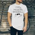 I Miss Modern Baseball Vintage Baseball Meme Tee Unisex Jersey T-Shirt I Miss Modern Baseball Vintage Baseball Meme Tee Unisex Jersey T-Shirt