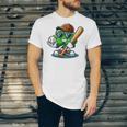 Shamrock Baseball St Patrick's Day Kids Boys Toddlers Premium Tri-Blend Unisex Jersey T-Shirt