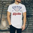 Sister Of Rookie 1st Birthday Baseball Boy Family Matching Unisex Jersey T-Shirt
