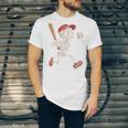 Skeleton Batting Baseball Halloween Boys Men Kids Unisex Jersey T-Shirt Skeleton Batting Baseball Halloween Boys Men Kids Unisex Jersey T-Shirt