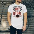 I Teach Kids To Hit And Steal Baseball Softball Coach Premium Tri-Blend Unisex Jersey T-Shirt I Teach Kids To Hit And Steal Baseball Softball Coach Premium Tri-Blend Unisex Jersey T-Shirt