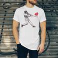 Valentines Baseball Batter Heart Player Silhouette Premium Tri-Blend Unisex Jersey T-Shirt Valentines Baseball Batter Heart Player Silhouette Premium Tri-Blend Unisex Jersey T-Shirt
