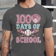 100 Days Of School Baseball 100th Day Of School Girls Unisex Jersey T-Shirt