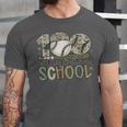 100 Days Of School Baseball Camo Celebration Unisex Jersey T-Shirt