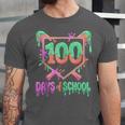 100 Days Of School Baseball Ice Cream Drip 100th Day Player Unisex Jersey T-Shirt
