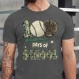 100 Days Of School Teacher Camo Baseball Boys Toddler Kids Unisex Jersey T-Shirt