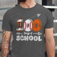 100th Day Of School Basketball Baseball Football Kids Boys Unisex Jersey T-Shirt
