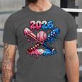 2026 American Flag Baseball Ice Cream Drip Bats Boys Unisex Jersey T-Shirt 2026 American Flag Baseball Ice Cream Drip Bats Boys Unisex Jersey T-Shirt