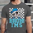 5th Birthday Dabbing Baseball Boys Bruh I'm 5 Year Old Unisex Jersey T-Shirt