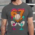6 7 Ice Cream Drip Baseball Number 67 Player Boy Girl Kids Unisex Jersey T-Shirt 6 7 Ice Cream Drip Baseball Number 67 Player Boy Girl Kids Unisex Jersey T-Shirt