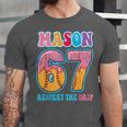 6 7 Mason Baseball Drip Number 67 Player Or 67th Birthday Unisex Jersey T-Shirt 6 7 Mason Baseball Drip Number 67 Player Or 67th Birthday Unisex Jersey T-Shirt