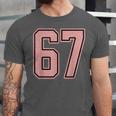 6 7 Number 67 Baseball Meme Tee For Women Unisex Jersey T-Shirt