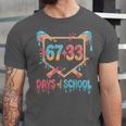 67 33 Days Of School Baseball Drip 100 Days Of School Unisex Jersey T-Shirt 67 33 Days Of School Baseball Drip 100 Days Of School Unisex Jersey T-Shirt