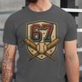 67 Baseball Meme Vintage Sports Crest Retro 67 Player Unisex Jersey T-Shirt 67 Baseball Meme Vintage Sports Crest Retro 67 Player Unisex Jersey T-Shirt