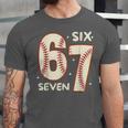 67 Baseball Six Seven 6 7 Meme Kids 67 Teen Boys 6-7 Unisex Jersey T-Shirt 67 Baseball Six Seven 6 7 Meme Kids 67 Teen Boys 6-7 Unisex Jersey T-Shirt