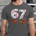 67 Trend Baseball Six Seven Number For Boys Men Unisex Jersey T-Shirt