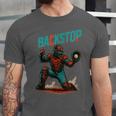 Backstop Catcher Baseball Graphic Unisex Jersey T-Shirt