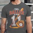This Baller Is Now 11 Year Baseball Player 11th Birthday Boy Unisex Jersey T-Shirt