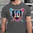Baseball 10 Year Old Boy Ice Cream Drip 10th Birthday Player Unisex Jersey T-Shirt Baseball 10 Year Old Boy Ice Cream Drip 10th Birthday Player Unisex Jersey T-Shirt