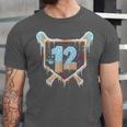 Baseball 12 Year Old Ice Cream Drip 12th Birthday Boys Unisex Jersey T-Shirt