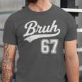 Baseball 6 7 Bruh Number 67 Six Seven Meme Boys Kids Unisex Jersey T-Shirt Baseball 6 7 Bruh Number 67 Six Seven Meme Boys Kids Unisex Jersey T-Shirt