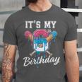 Baseball 6 Year Old Ice Cream Drip 6th Birthday Boy Number 6 Unisex Jersey T-Shirt Baseball 6 Year Old Ice Cream Drip 6th Birthday Boy Number 6 Unisex Jersey T-Shirt
