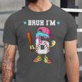 Baseball 6th Birthday Boy Ice Cream Drip Bruh I'm 6 Year Old Unisex Jersey T-Shirt Baseball 6th Birthday Boy Ice Cream Drip Bruh I'm 6 Year Old Unisex Jersey T-Shirt