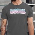 Baseball Bubble Letter Unisex Jersey T-Shirt Baseball Bubble Letter Unisex Jersey T-Shirt