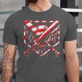 Baseball Candy Cane Christmas Baseball Ice Cream Drip Boys Unisex Jersey T-Shirt Baseball Candy Cane Christmas Baseball Ice Cream Drip Boys Unisex Jersey T-Shirt