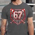Baseball Candy Cane Drip 6 7 Six Seven Meme Christmas Boys Unisex Jersey T-Shirt Baseball Candy Cane Drip 6 7 Six Seven Meme Christmas Boys Unisex Jersey T-Shirt