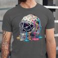 Baseball Catcher Mask Ice Cream Dripping Baseball Boys Unisex Jersey T-Shirt
