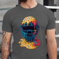 Baseball Catcher Mask Ice Cream Dripping Baseball Fan Boys Unisex Jersey T-Shirt Baseball Catcher Mask Ice Cream Dripping Baseball Fan Boys Unisex Jersey T-Shirt