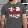 Baseball Catcher Papaw Proud Papaw Of A Baseball Catcher Unisex Jersey T-Shirt Baseball Catcher Papaw Proud Papaw Of A Baseball Catcher Unisex Jersey T-Shirt