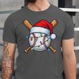 Baseball Christmas Lights Santa Christmas Baseball Player Unisex Jersey T-Shirt Baseball Christmas Lights Santa Christmas Baseball Player Unisex Jersey T-Shirt