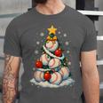 Baseball Christmas Tree Lights Santa Sport Player Lover Xmas Unisex Jersey T-Shirt Baseball Christmas Tree Lights Santa Sport Player Lover Xmas Unisex Jersey T-Shirt