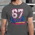 Baseball Drip 67 Meme Six Seven 6-7 Gen Alpha Slang Unisex Jersey T-Shirt Baseball Drip 67 Meme Six Seven 6-7 Gen Alpha Slang Unisex Jersey T-Shirt