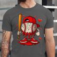 Baseball Drip Ice Cream Apparel Boys Kids Valentines Day Unisex Jersey T-Shirt