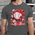 Baseball Drip Ice Cream Boys Kids Youth Valentines Unisex Jersey T-Shirt Baseball Drip Ice Cream Boys Kids Youth Valentines Unisex Jersey T-Shirt
