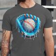 Baseball Drip Ice Cream Glove With Sprinkles Ball Boys Youth Unisex Jersey T-Shirt Baseball Drip Ice Cream Glove With Sprinkles Ball Boys Youth Unisex Jersey T-Shirt