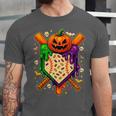 Baseball Drip Ice Cream Drip Halloween Baseball Lovers Unisex Jersey T-Shirt