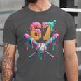 Baseball Drip Number 67 Player Unisex Jersey T-Shirt Baseball Drip Number 67 Player Unisex Jersey T-Shirt