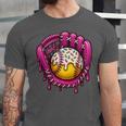 Baseball Drip Pink Glove Respect The Drip Youth Boys Girls Unisex Jersey T-Shirt