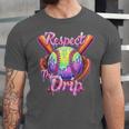 Baseball Drip Respect The Drip Purple Ice Cream Sprinkles Unisex Jersey T-Shirt