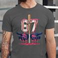 Baseball Drip Shirt Youth Baseball Glove Drip Ice Cream Unisex Jersey T-Shirt