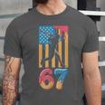 Baseball Drip USA Flag 67 Player 67th Birthday Ice Cream 67 Unisex Jersey T-Shirt Baseball Drip USA Flag 67 Player 67th Birthday Ice Cream 67 Unisex Jersey T-Shirt