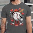 Baseball Drip Valentine Boys Women Men Hearts Sport Love Unisex Jersey T-Shirt Baseball Drip Valentine Boys Women Men Hearts Sport Love Unisex Jersey T-Shirt