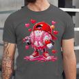 Baseball Drip Valentine Sports Vday Ice Cream Drip Heart Unisex Jersey T-Shirt Baseball Drip Valentine Sports Vday Ice Cream Drip Heart Unisex Jersey T-Shirt